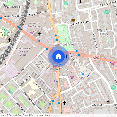 Camberwell Church Street, Denmark Hill, Peckham, London, SE5 8QU