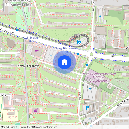 ul. Heleny, Bieżanów, Bieżanów-Prokocim, Kraków, małopolskie