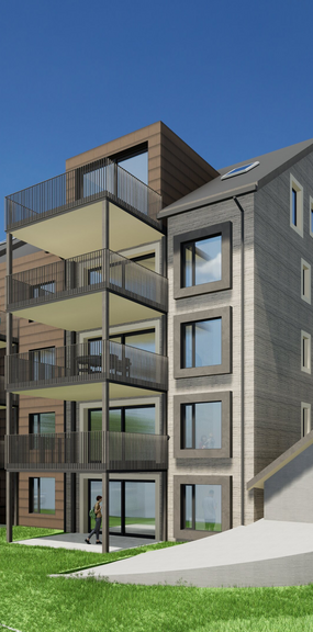 Moderne 4.5 Zimmer Neubauwohnung in Unteriberg, Alpenblick - Foto 1