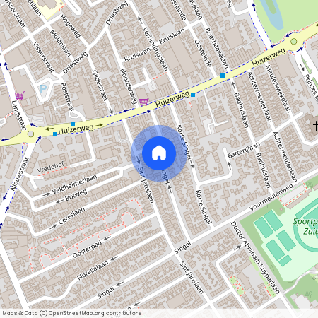 Batterijlaan, 1402 NS, Singel, Bussum