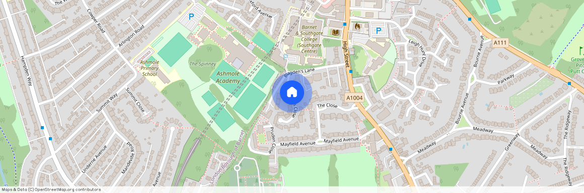 Blagdens Close, Southgate, London, N14