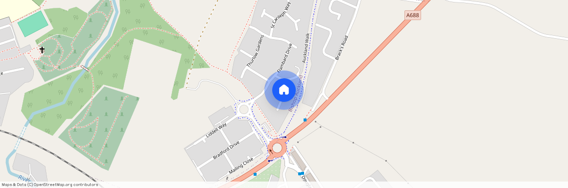 Van Mildert Close, Bishop Auckland, Durham, DL14