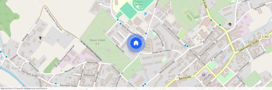 Adolf-Damaschke-Str. 51a, 08606 Sachsen - Oelsnitz / Vogtland