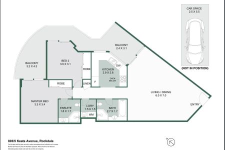 Spacious Two-Bedroom Apartment with Resort-Style Facilities - Photo 2