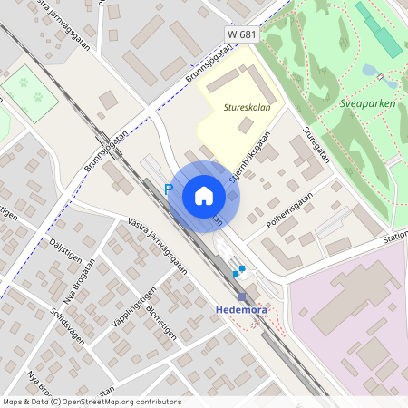 Östra Järnvägsgatan, Hedemora