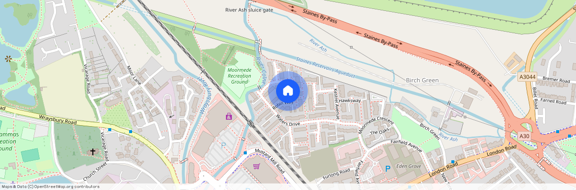Robin Way, Staines-Upon-Thames, Middlesex, TW18