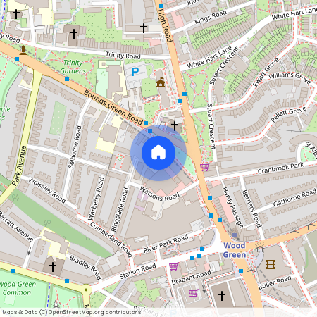 3 bedroom flat with garden in Wood Green N22