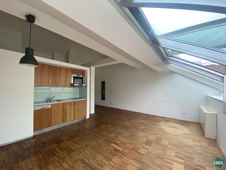 Klimatisiert: Lichtdurchflutete 2-Zimmer DG-Wohnung nahe Donaukanal - Photo 4