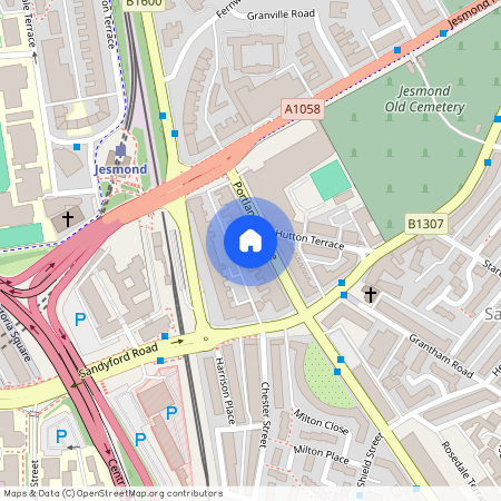 Portland Terrace Sandyford, __GEO_NEWCASTLE_UPON_TYNE__ NE2