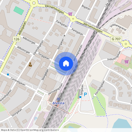 Alvesta Östra, Kronoberg, Järnvägsparken 3 B