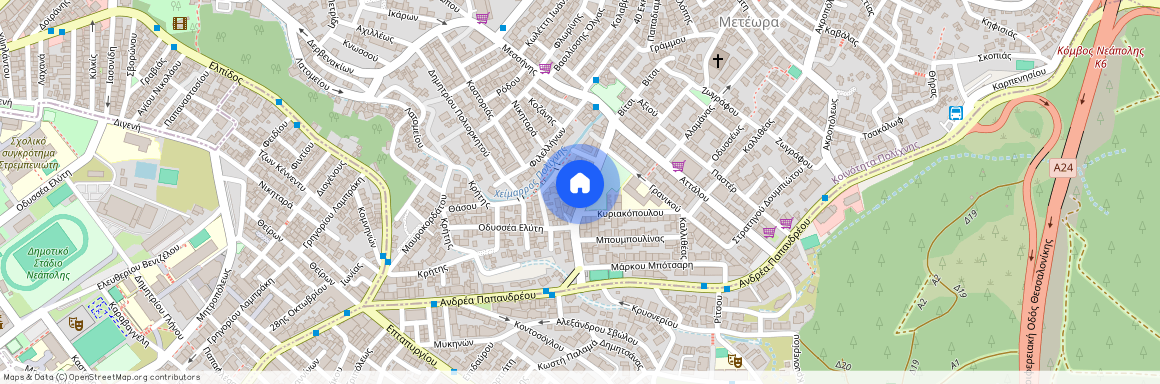 Κλείτωνος 2-12, 565 32, Πολίχνη (565 32), Μετέωρα - Άγιος Ιωάννης (Πολίχνη)