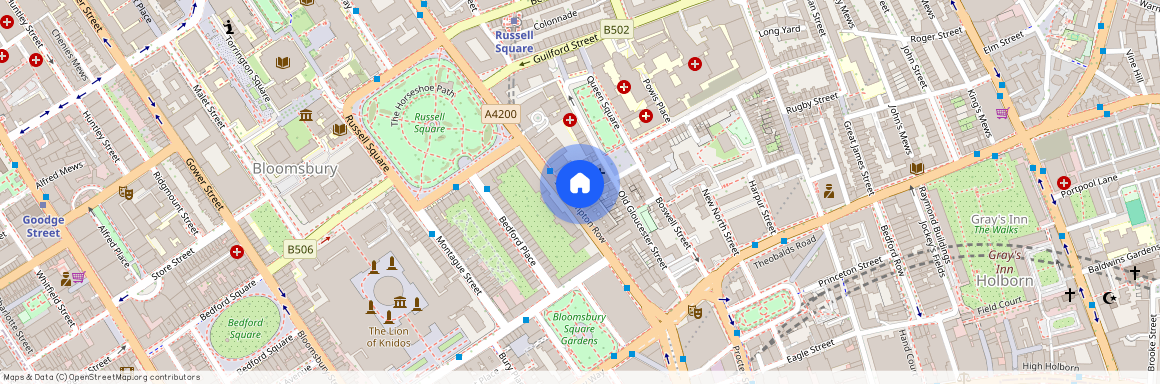 Russell Square Mansions, Bloomsbury, WC1B