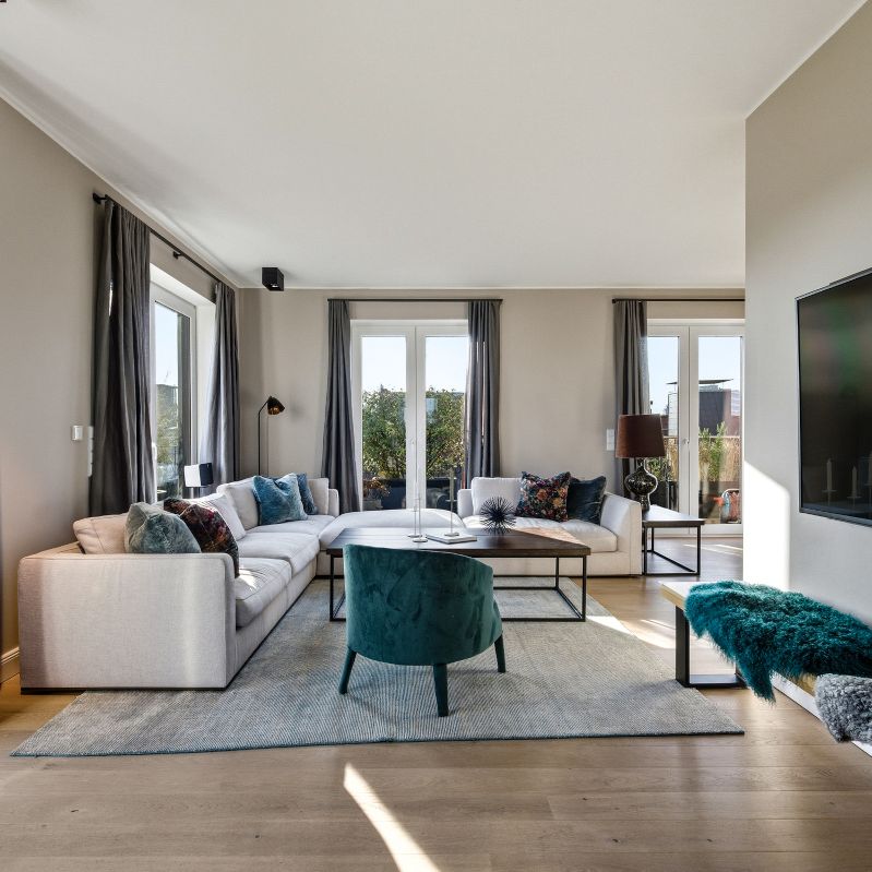 Modernes Penthouse mit Lift, Kamin, 2 Terrassen, 2 Bäder & Blick zum Fernsehturm in HH-Rotherbaum! - Foto 1