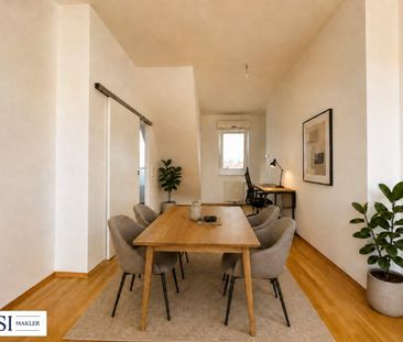 Hell, klimatisiert, großzügig - 2-Zimmer-Dachgeschosstraum in ruhig... - Photo 2