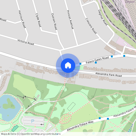 Palace Gates Road, Alexandra Park, London, N22