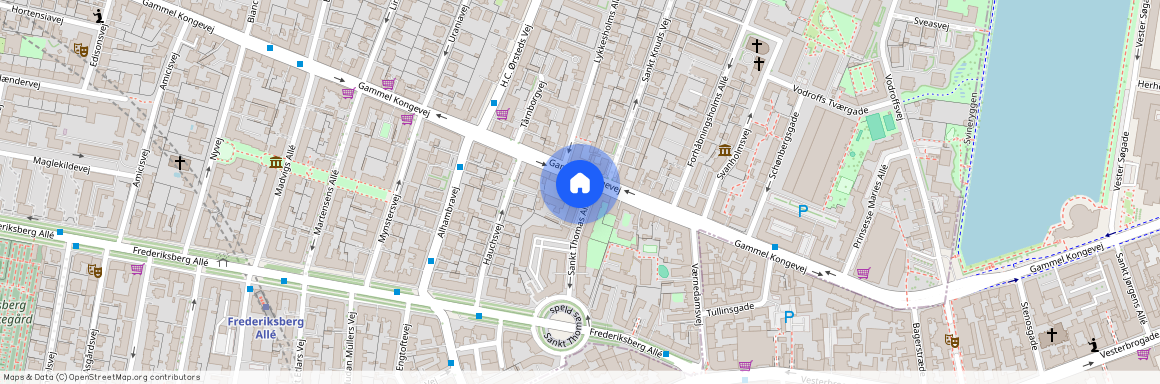 Sankt Thomas Allé 6 3 tv, Frederiksberg