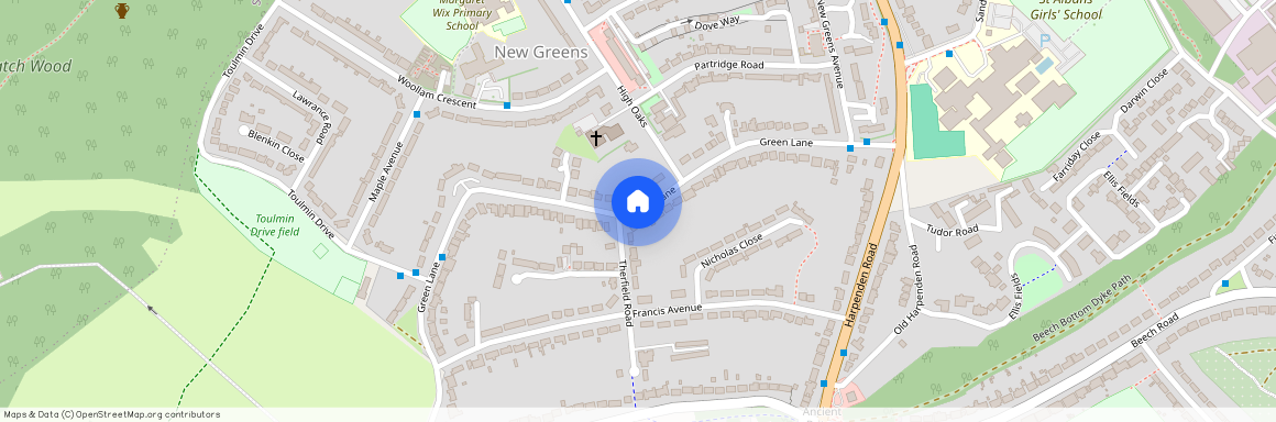 Green Lane, St. Albans, St Albans, AL3