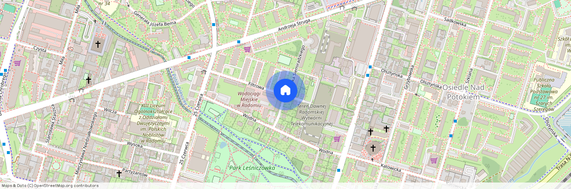 ul. Henryka Siemiradzkiego, Śródmieście, Radom, mazowieckie