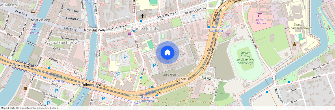 ul. Łąkowa, Śródmieście, Gdańsk, pomorskie