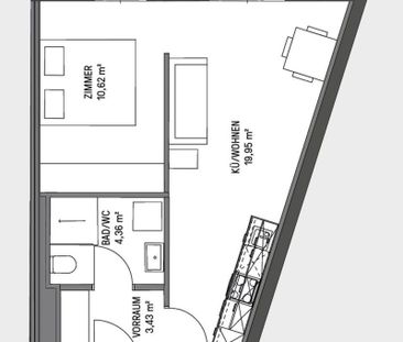 Schöne 2 Zimmerwohung - Provisionsfrei! - Photo 3