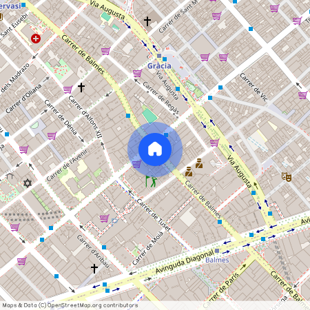 Carrer Balmes 199, 4º D, 08006 Barcelona, Eixample, Gràcia, Sarrià, Hb-Acc