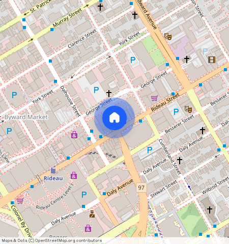 ** Rideau Street, Byward Market, Ottawa, ON