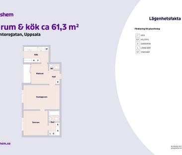 Kantorsgatan 48 - 250, 75424, Uppsala - Foto 4