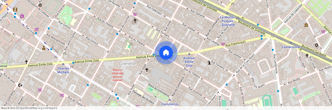 Rue Henri Duchêne et Avenue Emile Zola 75015 Paris (15e arrondissement)