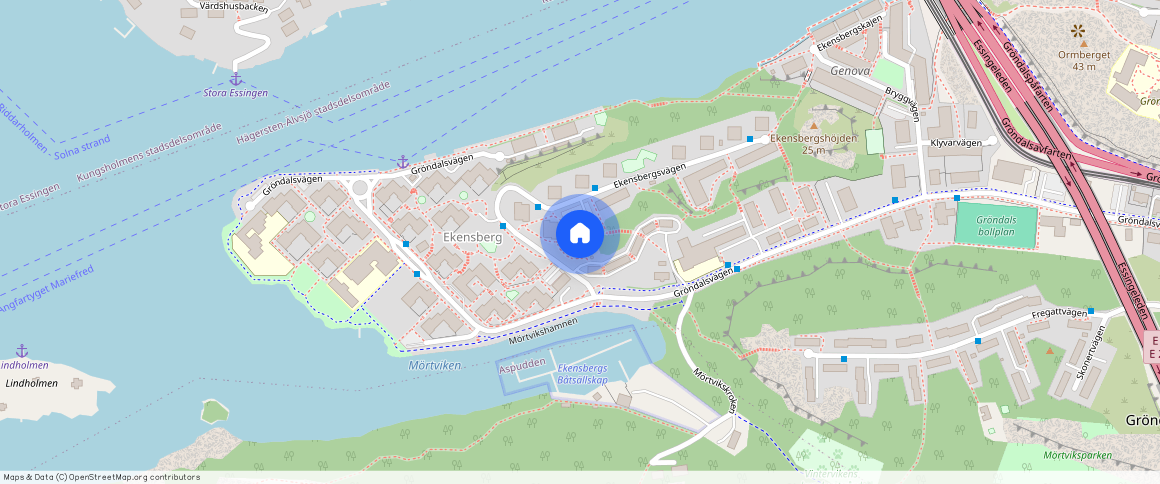 Ekensbergsvägen **, Gröndal