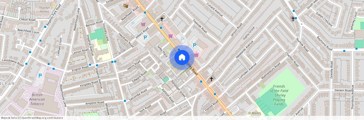 Shirley Road, Southampton, Hampshire, SO15