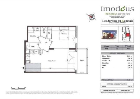 Appartement 2 pièces - - Photo 2