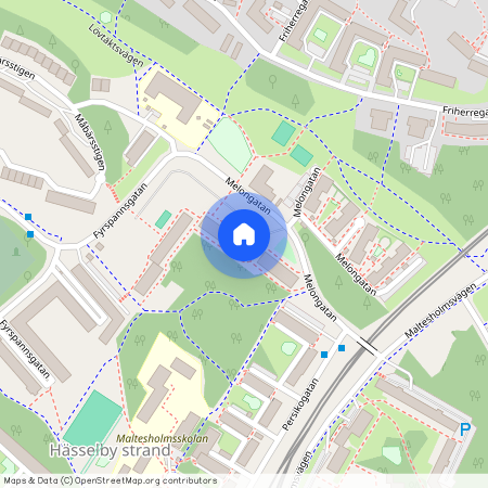 Melongatan 17, Hässelby Strand