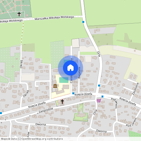 ul. Księcia Józefa, Bielany, Zwierzyniec, Kraków, małopolskie