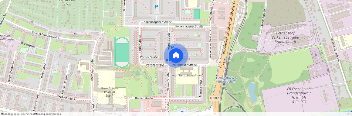 Wiener Straße 2, 14772 Brandenburg an der Havel, Hohenstücken Süd