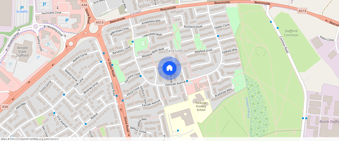 Springvale Rise, Stafford, ST16