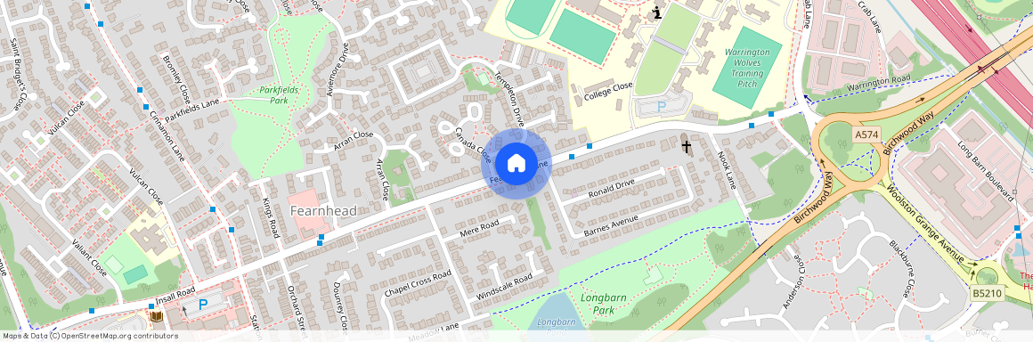 Fearnhead Lane, Fearnhead, Warrington, WA2