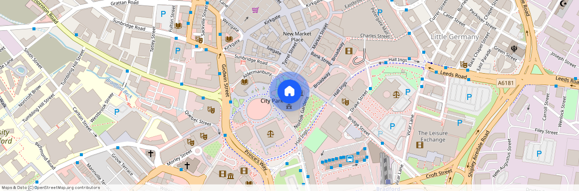 Quebec Street, Bradford City Centre