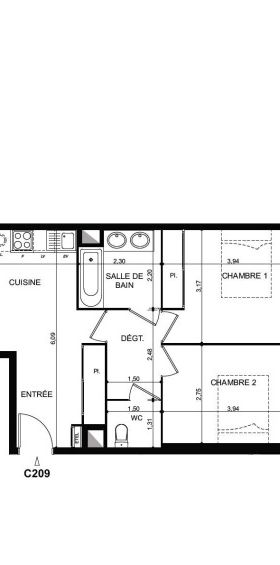 Location Appartement 3 pièces 62m² TOULOUSE 31200 - Photo 2