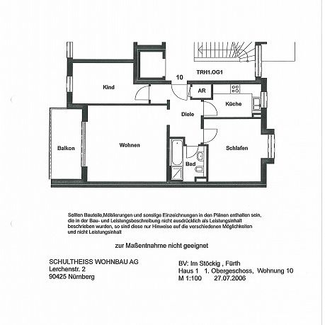 Ruhige und schöne 3 - Zim. Whg. mit großem Balkon, Keller, TG, barrierefrei, ab ... - Foto 1