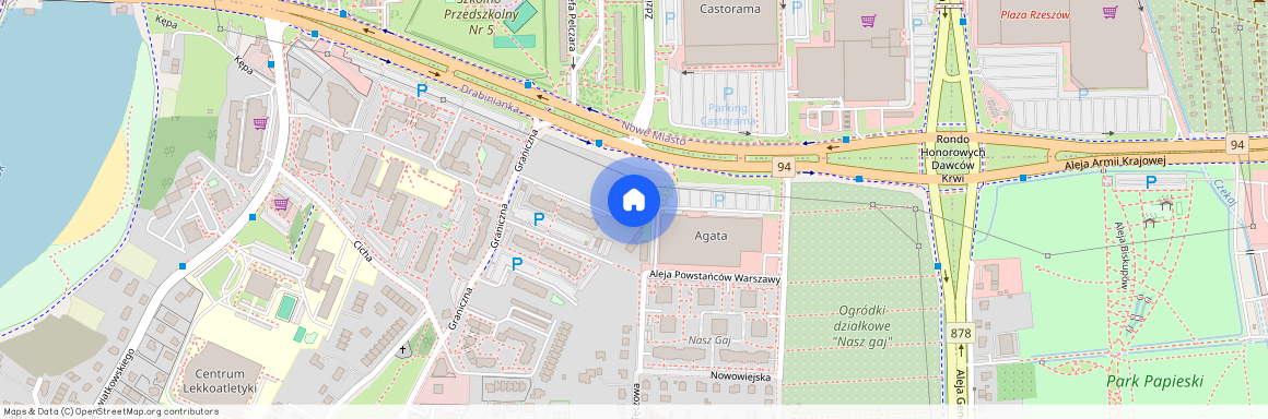 ul. Graniczna, Drabinianka, Rzeszów, podkarpackie