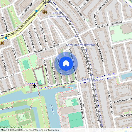 Erasmuspark, 1055 TH, Elegaststraat, Amsterdam