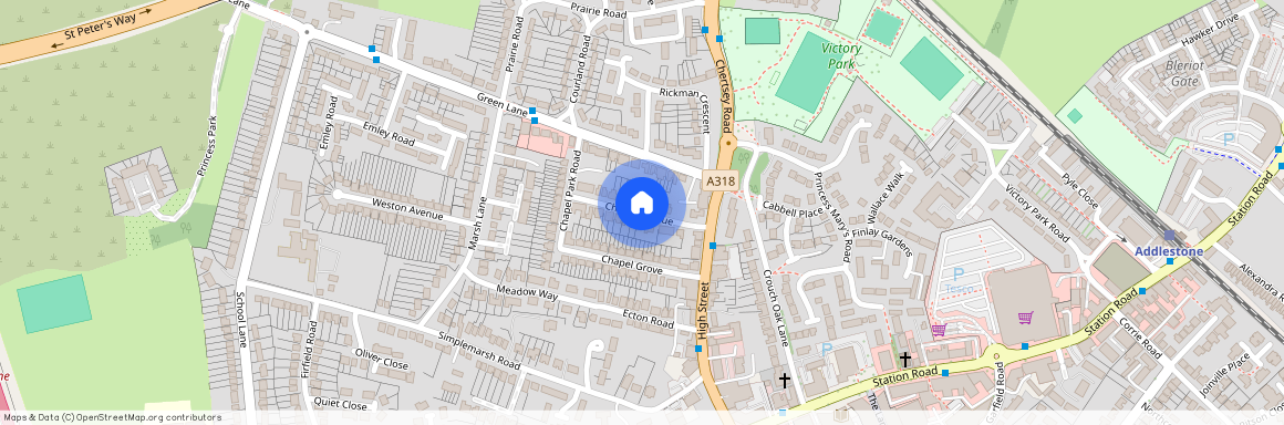Chapel Avenue, Addlestone, KT15 1UH, Surrey