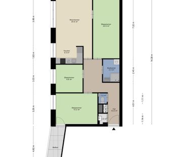 Appartement te huur: Noord West Buitensingel 16-B 2518 PA Den Haag - Photo 2