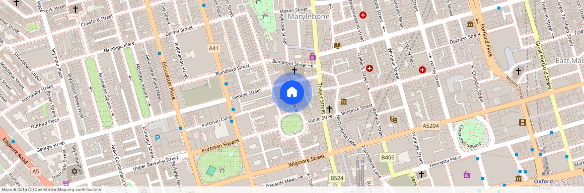 Spanish Place, Marylebone, W1U, London