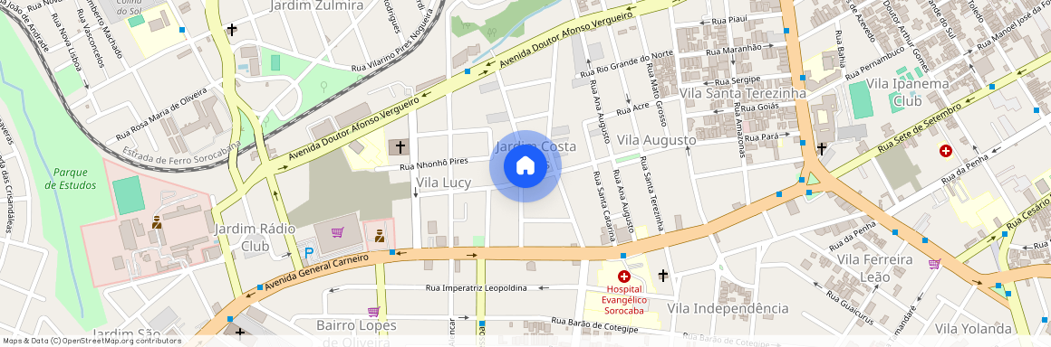 Rua Aníbal da Costa Dias, 210, Vila Lucy, Sorocaba, São Paulo, 18043020
