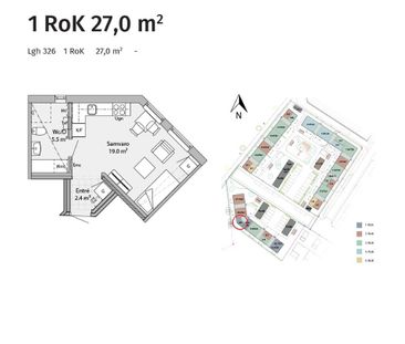 Lgh 326 - 1rok - 27,0m² - Foto 1