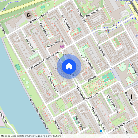 Kanaleneiland-Noord, 3527 TM, Marshalllaan, Utrecht