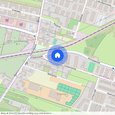 Urbanistów 16, Julianów, Piaseczno, piaseczyński, mazowieckie