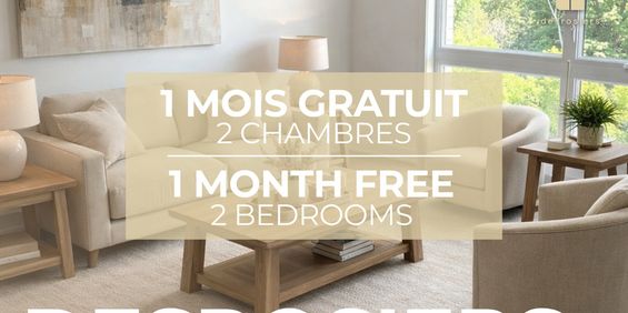 $1525+ - 2 CH - 1 MOIS GRATUIT - Photo 3