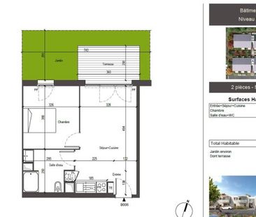 Sans frais d'agence ni garant T2 neuf à Montussan - Photo 3